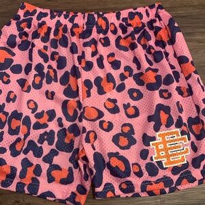 Eric Emanuel Mesh Pink Cheeta Shorts